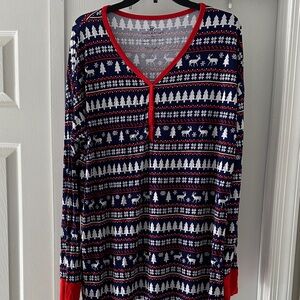 Bums & Roses Oh Deer Long Sleeve Top